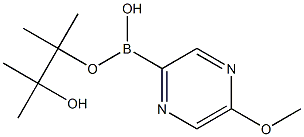 5-METHOXYPYRAZINE-2-BORONIC ACID PINACOL ESTER Struktur