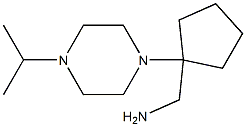 1-[1-(4-ISOPROPYLPIPERAZIN-1-YL)CYCLOPENTYL]METHANAMINE Struktur