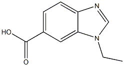 1-ETHYL-1H-BENZIMIDAZOLE-6-CARBOXYLIC ACID Struktur