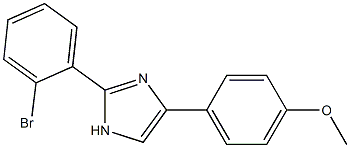 2-(2-BROMOPHENYL)-4-(4-METHOXYPHENYL)-1H-IMIDAZOLE Struktur