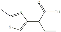 2-(2-METHYL-1,3-THIAZOL-4-YL)BUTANOIC ACID Struktur