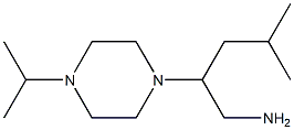 2-(4-ISOPROPYLPIPERAZIN-1-YL)-4-METHYLPENTAN-1-AMINE Struktur