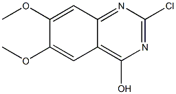 2-CHLORO-6,7-DIMETHOXY-QUINAZOLIN-4-OL Struktur