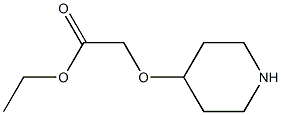 ETHYL (PIPERIDIN-4-YLOXY)ACETATE Struktur