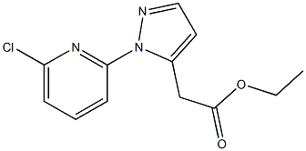 ETHYL [1-(6-CHLOROPYRIDIN-2-YL) -1H-PYRAZOL-5-YL]ACETATE Struktur