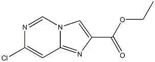 ETHYL 7-CHLOROIMIDAZO[1,2-C]PYRIMIDINE-2-CARBOXYLATE Struktur