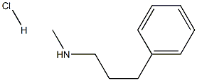 N-METHYL-3-PHENYLPROPAN-1-AMINE HYDROCHLORIDE Struktur