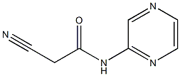 2-cyano-N-(2-pyrazinyl)acetamide Struktur