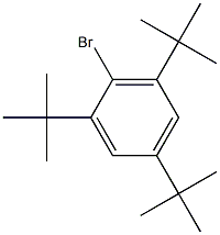 2-bromo-1,3,5-tri(tert-butyl)benzene Struktur