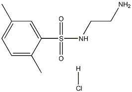 N-(2-aminoethyl)-2,5-dimethylbenzenesulfonamide hydrochloride Struktur