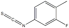 2-fluoro-4-isothiocyanato-1-methylbenzene Struktur