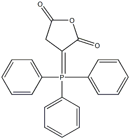 3-(1,1,1-triphenyl-lambda~5~-phosphanylidene)tetrahydrofuran-2,5-dione Struktur