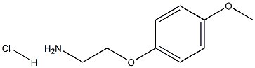 2-(4-methoxyphenoxy)ethanamine hydrochloride Struktur