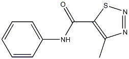 N5-phenyl-4-methyl-1,2,3-thiadiazole-5-carboxamide Struktur