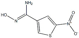 N'-hydroxy-5-nitrothiophene-3-carboximidamide Struktur