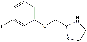 3-fluorophenyl 1,3-thiazolan-2-ylmethyl ether Struktur