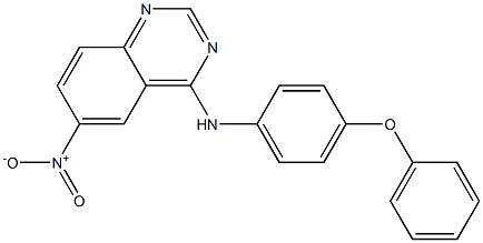 6-nitro-N-(4-phenoxyphenyl)-4-quinazolinamine Struktur