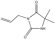 3-allyl-5,5-dimethylimidazolidine-2,4-dione Struktur