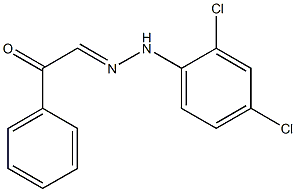 2-oxo-2-phenylacetaldehyde N-(2,4-dichlorophenyl)hydrazone Struktur