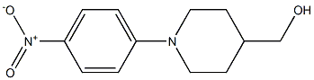 [1-(4-nitrophenyl)-4-piperidinyl]methanol Struktur