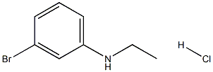 N-(3-bromophenyl)-N-ethylamine hydrochloride Struktur