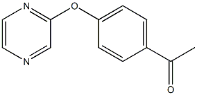 1-[4-(2-pyrazinyloxy)phenyl]-1-ethanone Struktur