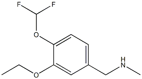 N-[4-(difluoromethoxy)-3-ethoxybenzyl]-N-methylamine Struktur