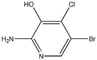 2-amino-3-hydroxyl-4-chloro-5-bromopyridine Struktur