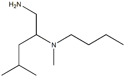 (1-amino-4-methylpentan-2-yl)(butyl)methylamine Struktur