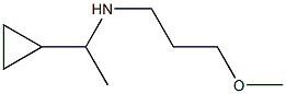 (1-cyclopropylethyl)(3-methoxypropyl)amine Struktur