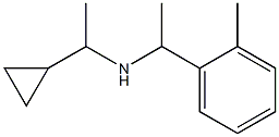 (1-cyclopropylethyl)[1-(2-methylphenyl)ethyl]amine Struktur