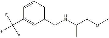 (1-methoxypropan-2-yl)({[3-(trifluoromethyl)phenyl]methyl})amine Struktur