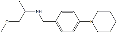 (1-methoxypropan-2-yl)({[4-(piperidin-1-yl)phenyl]methyl})amine Struktur