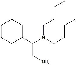 (2-amino-1-cyclohexylethyl)dibutylamine Struktur