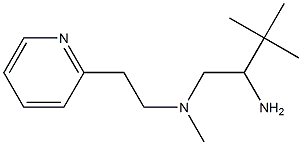 (2-amino-3,3-dimethylbutyl)(methyl)[2-(pyridin-2-yl)ethyl]amine Struktur