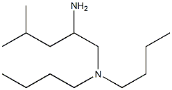 (2-amino-4-methylpentyl)dibutylamine Struktur