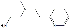 (2-aminoethyl)(methyl)[2-(pyridin-2-yl)ethyl]amine Struktur