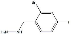 (2-bromo-4-fluorobenzyl)hydrazine Struktur