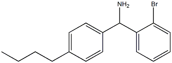 (2-bromophenyl)(4-butylphenyl)methanamine Struktur