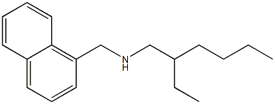 (2-ethylhexyl)(naphthalen-1-ylmethyl)amine Struktur