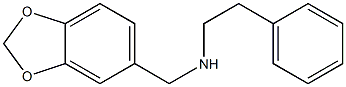 (2H-1,3-benzodioxol-5-ylmethyl)(2-phenylethyl)amine Struktur