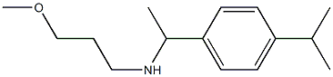 (3-methoxypropyl)({1-[4-(propan-2-yl)phenyl]ethyl})amine Struktur