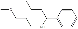 (3-methoxypropyl)(1-phenylbutyl)amine Struktur