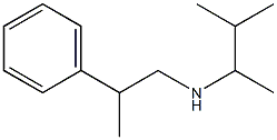 (3-methylbutan-2-yl)(2-phenylpropyl)amine Struktur