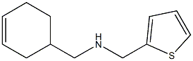 (cyclohex-3-en-1-ylmethyl)(thiophen-2-ylmethyl)amine Struktur