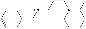 (cyclohex-3-en-1-ylmethyl)[3-(2-methylpiperidin-1-yl)propyl]amine Struktur