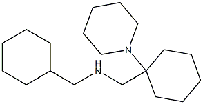 (cyclohexylmethyl)({[1-(piperidin-1-yl)cyclohexyl]methyl})amine Struktur