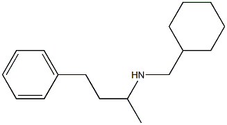 (cyclohexylmethyl)(4-phenylbutan-2-yl)amine Struktur