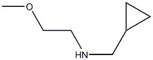 (cyclopropylmethyl)(2-methoxyethyl)amine Struktur