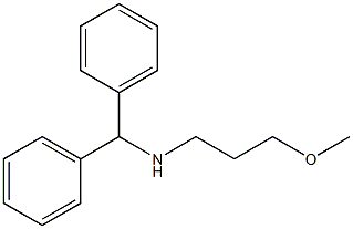 (diphenylmethyl)(3-methoxypropyl)amine Struktur